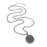 High polished (no plating) Stainless Steel Chain Pendant with NoStone in No Stone