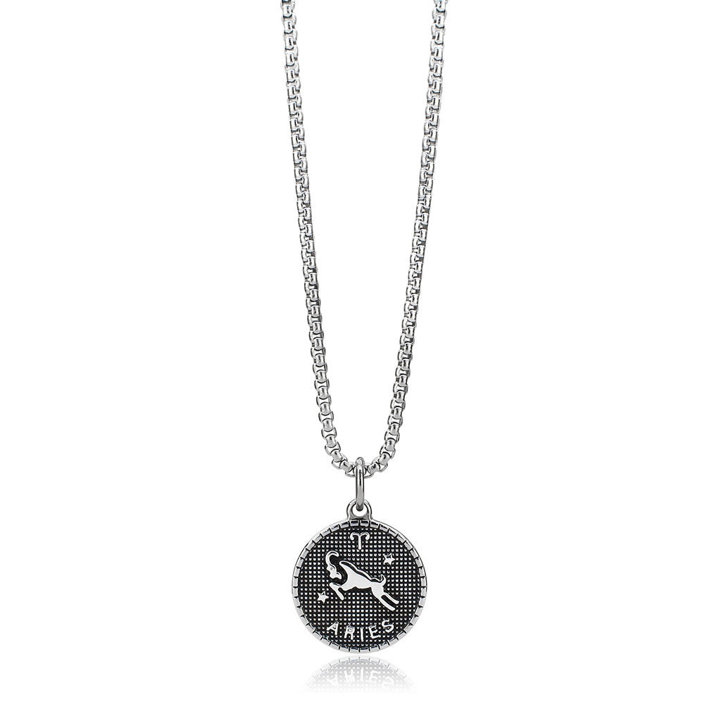 High polished (no plating) Stainless Steel Chain Pendant with NoStone in No Stone