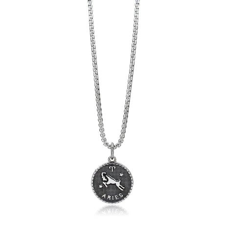 High polished (no plating) Stainless Steel Chain Pendant with NoStone in No Stone