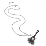 High polished (no plating) Stainless Steel Chain Pendant with Top Grade Crystal in Clear