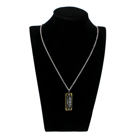 Two Tone IP Gold (Ion Plating) Stainless Steel Chain Pendant with NoStone in No Stone
