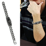 High polished (no plating) Stainless Steel Bracelet with No Stone