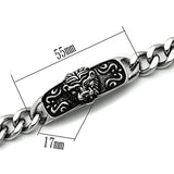 High polished (no plating) Stainless Steel Bracelet with No Stone