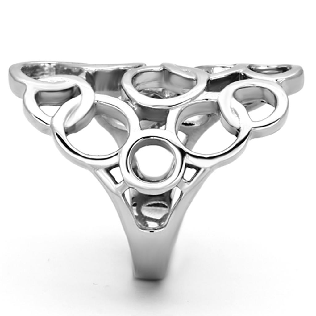 High polished (no plating) Stainless Steel Ring with No Stone