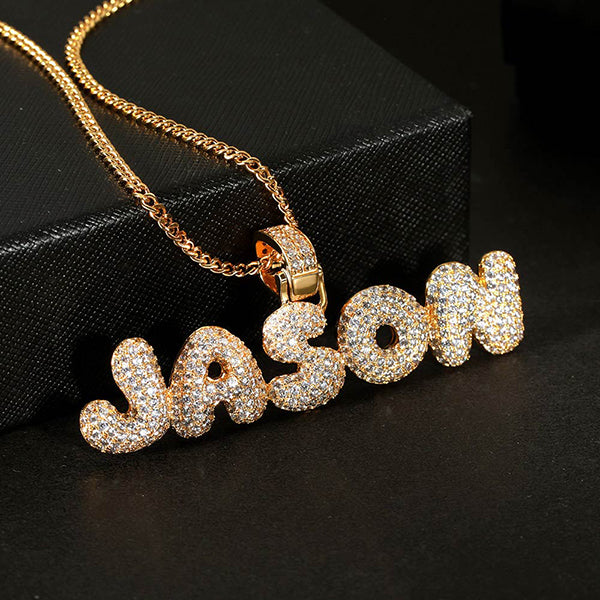 Custom Hip Hop Letter Necklace Pendant
