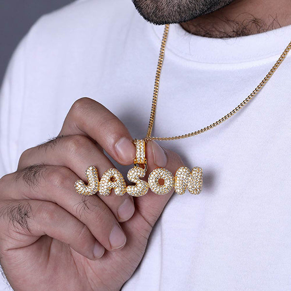 Custom Hip Hop Letter Necklace Pendant