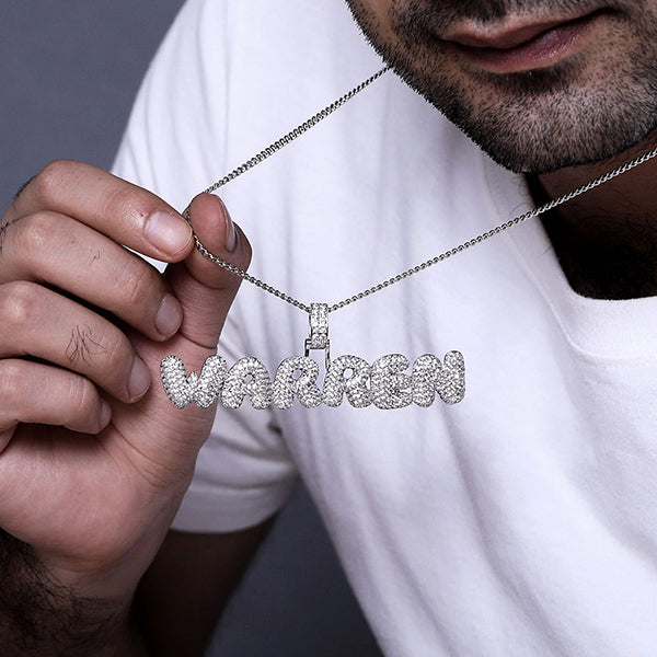 Custom Hip Hop Letter Necklace Pendant