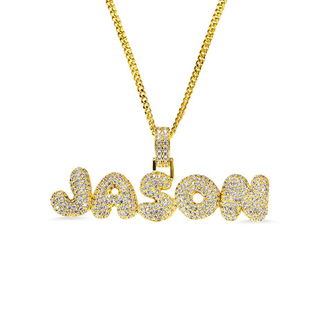 Custom Hip Hop Letter Necklace Pendant
