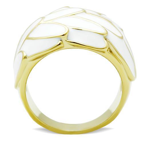 IP Gold(Ion Plating) Brass Ring with No Stone