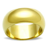 IP Gold(Ion Plating) Brass Ring with No Stone