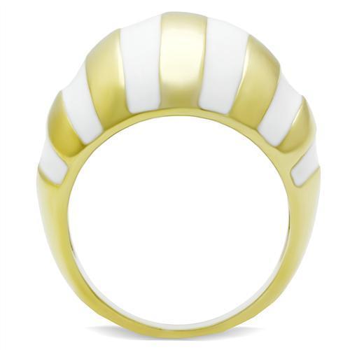 IP Gold(Ion Plating) Brass Ring with No Stone