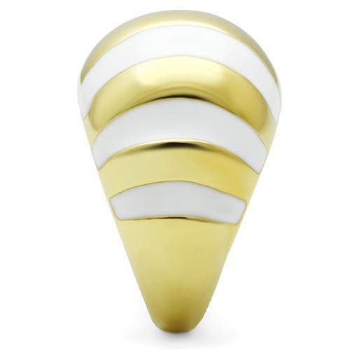 IP Gold(Ion Plating) Brass Ring with No Stone