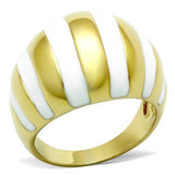 IP Gold(Ion Plating) Brass Ring with No Stone