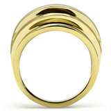 IP Gold(Ion Plating) Brass Ring with No Stone