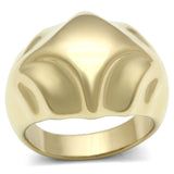 IP Gold(Ion Plating) Brass Ring with No Stone