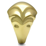 IP Gold(Ion Plating) Brass Ring with No Stone