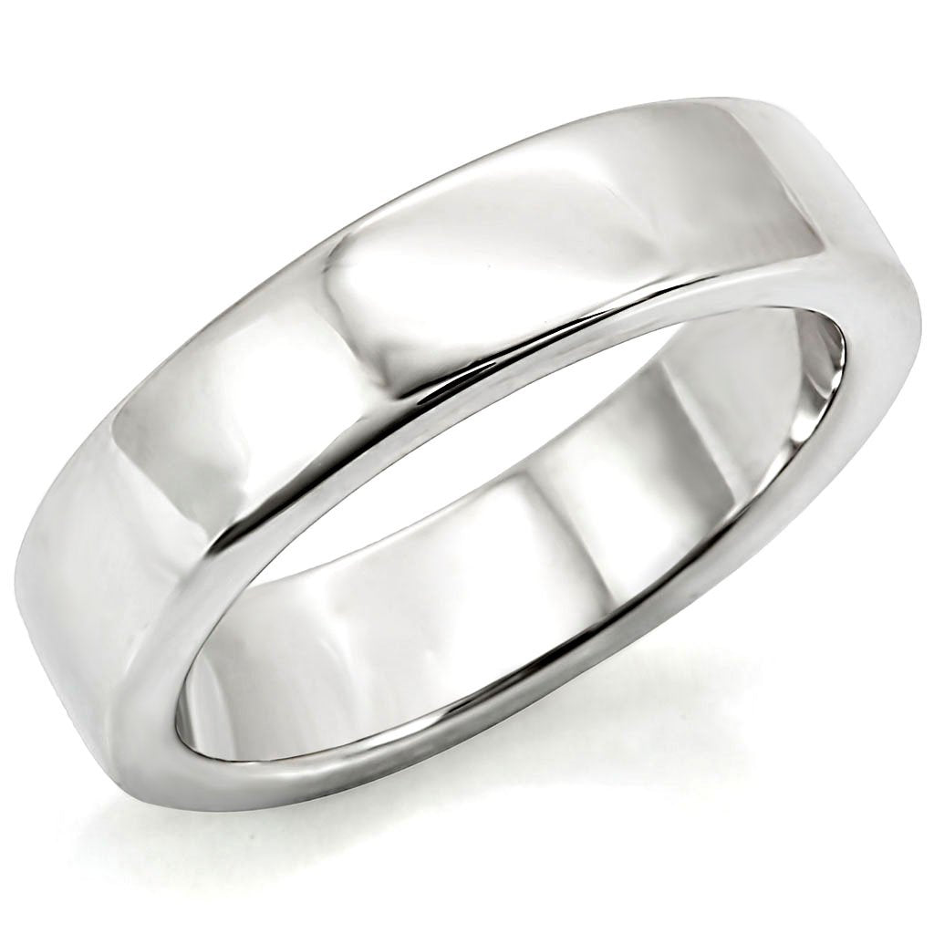 Rhodium Brass Ring with No Stone