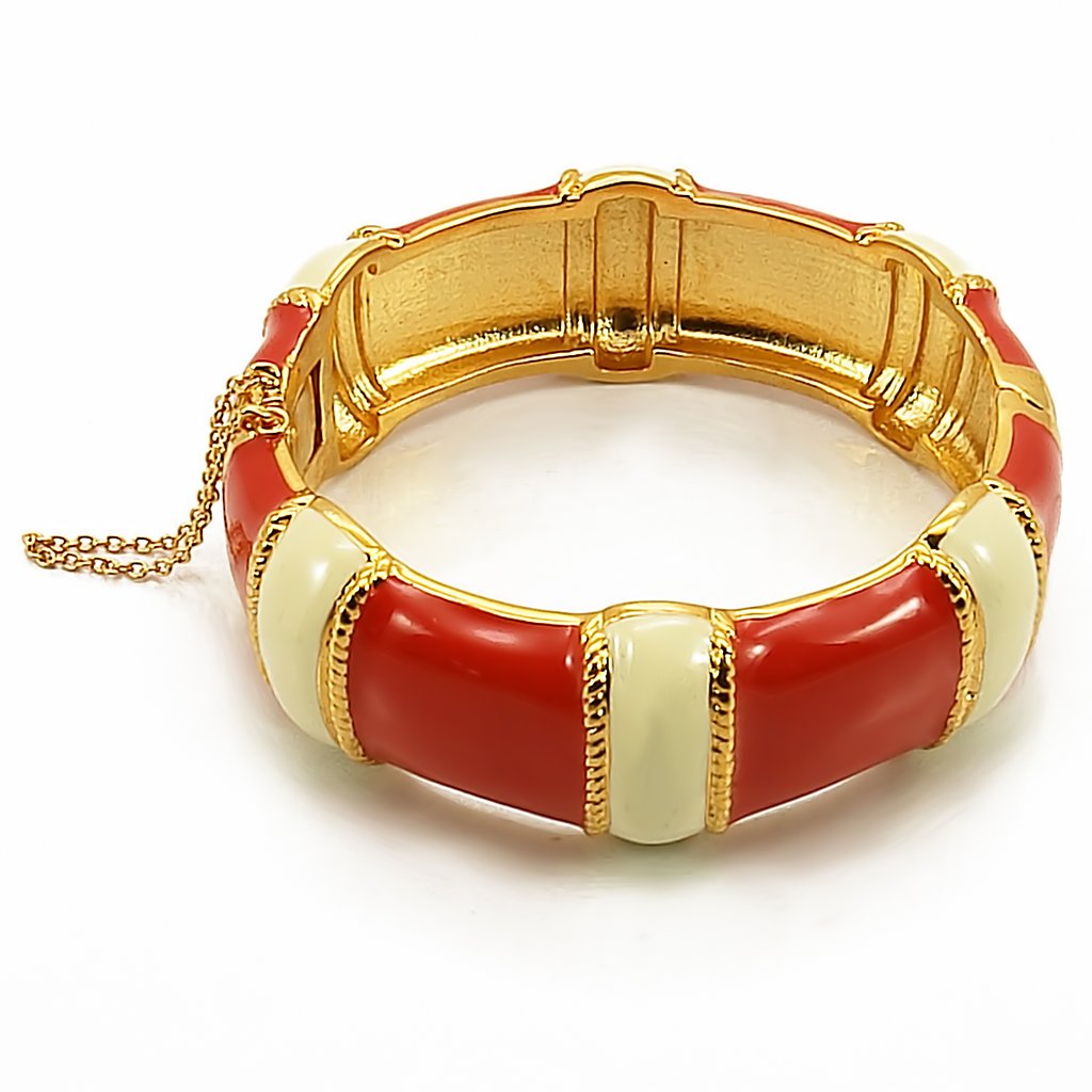 Gold Brass Bangle with No Stone