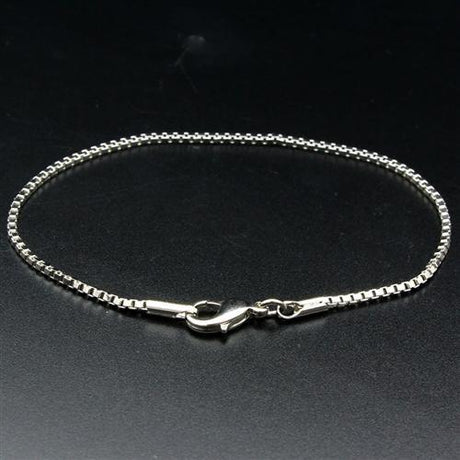 Rhodium Brass Bracelet with No Stone