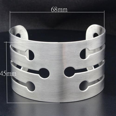 High polished (no plating) Stainless Steel Bangle with No Stone