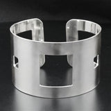 High polished (no plating) Stainless Steel Bangle with No Stone