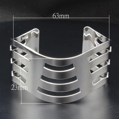 High polished (no plating) Stainless Steel Bangle with No Stone