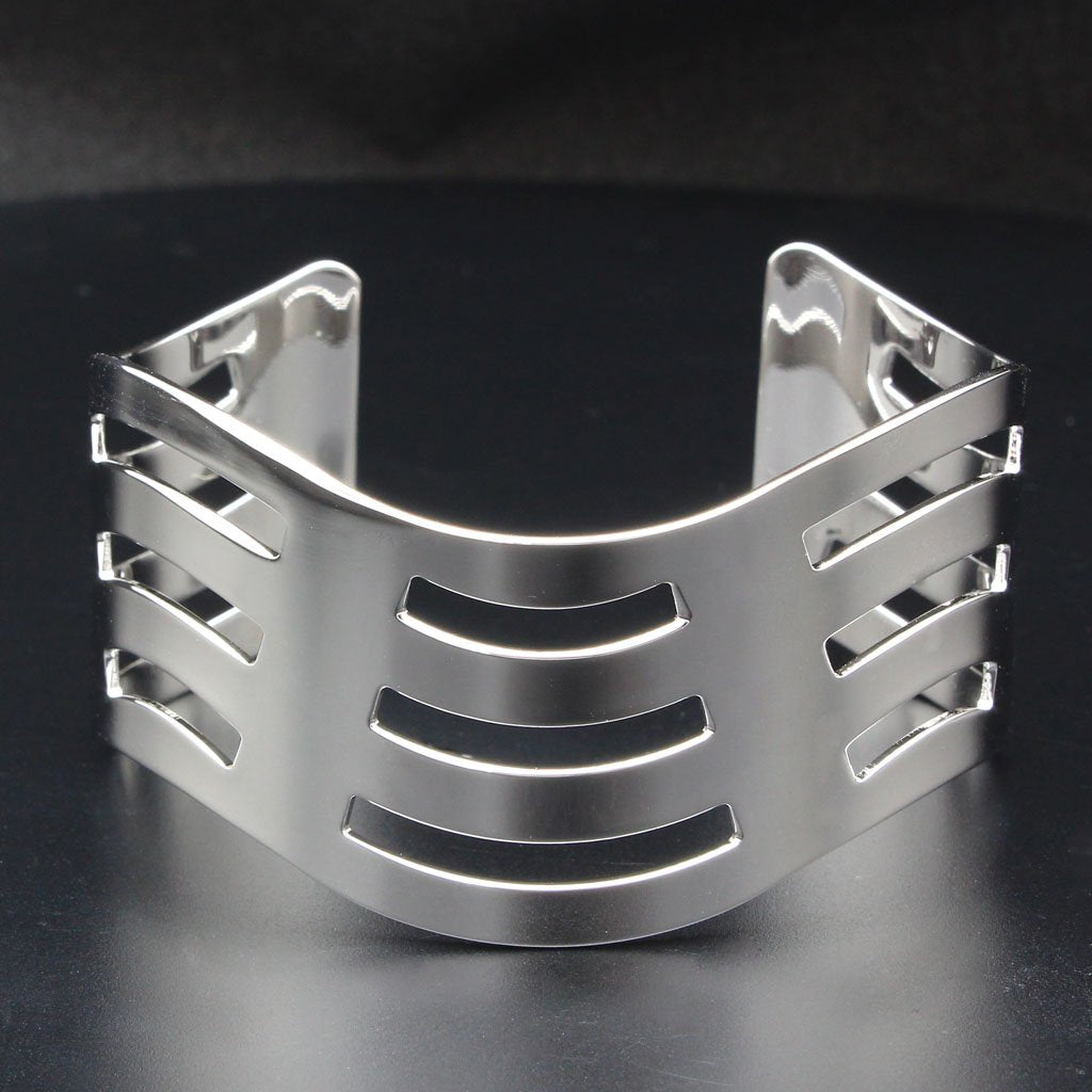 High polished (no plating) Stainless Steel Bangle with No Stone
