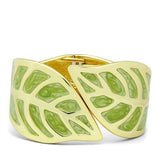 Flash Gold White Metal Bangle with Epoxy  in No Stone