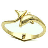 Flash Gold White Metal Bangle with Top Grade Crystal  in Clear