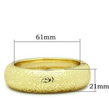 Flash Gold White Metal Bangle with No Stone