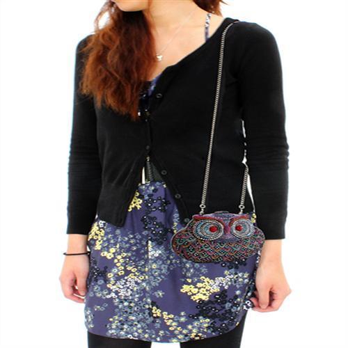Ruthenium White Metal Clutch with Top Grade Crystal  in Multi Color