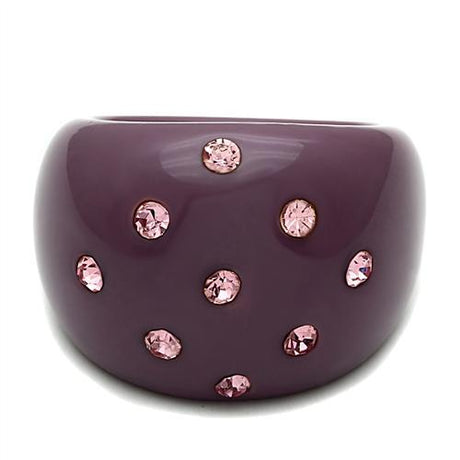 Resin Ring with Synthetic Synthetic Stone in Multi Color