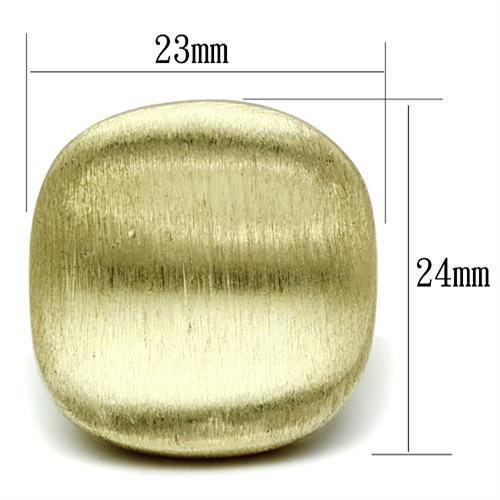 Gold & Brush Brass Ring with No Stone