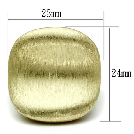Gold & Brush Brass Ring with No Stone