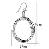 Silver Brass Earrings with No Stone