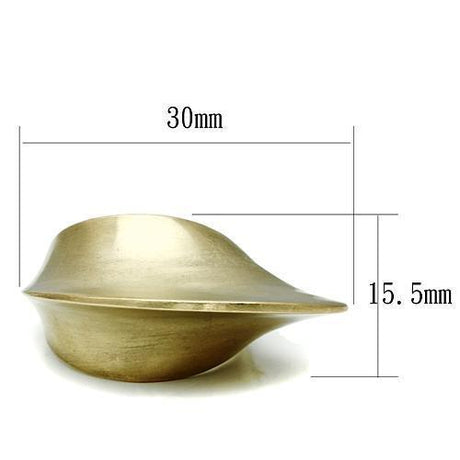 Gold & Brush Brass Ring with No Stone