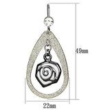 Special Color Iron Earrings with Top Grade Crystal  in Clear