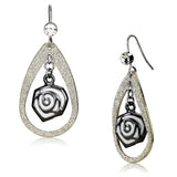 Special Color Iron Earrings with Top Grade Crystal  in Clear