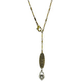 Gold+Antique Silver White Metal Chain Pendant with No Stone