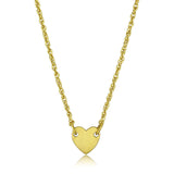 Gold & Brush Brass Chain Pendant with No Stone