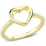 Flash Gold Brass Ring with No Stone