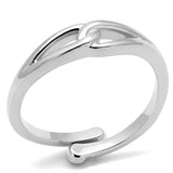 Rhodium Brass Ring with No Stone