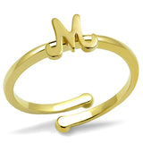 Flash Gold Brass Ring with No Stone