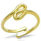 Flash Gold Brass Ring with No Stone