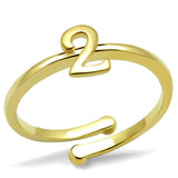 Flash Gold Brass Ring with No Stone