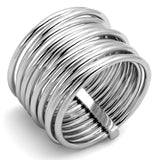 Rhodium Brass Ring with No Stone