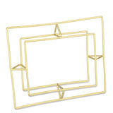 Matte Gold Brass Bangle with No Stone