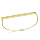 Matte Gold Brass Bangle with No Stone