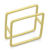 Matte Gold Brass Ring with No Stone