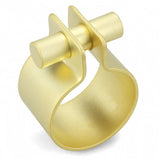 Matte Gold Brass Ring with No Stone